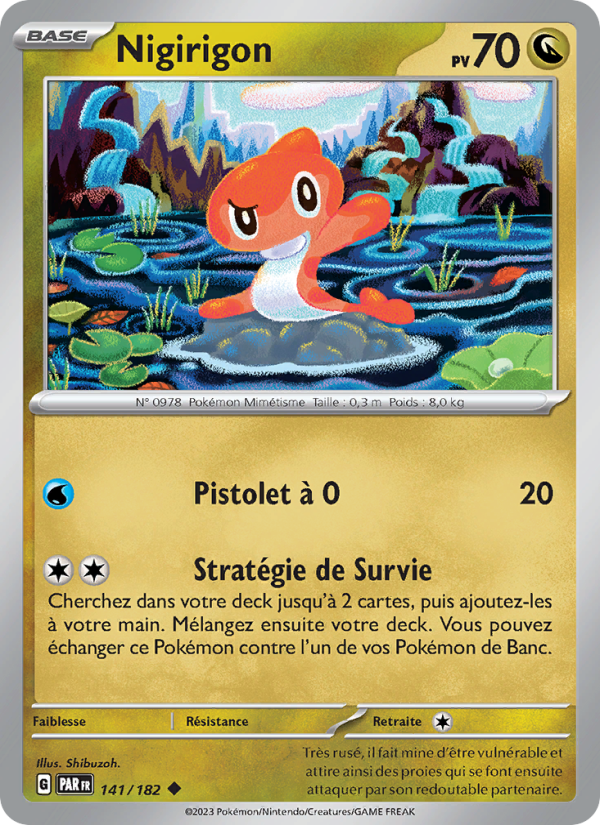 Nigirigon 141 — Paradox Rift (French Pokémon TCG card)