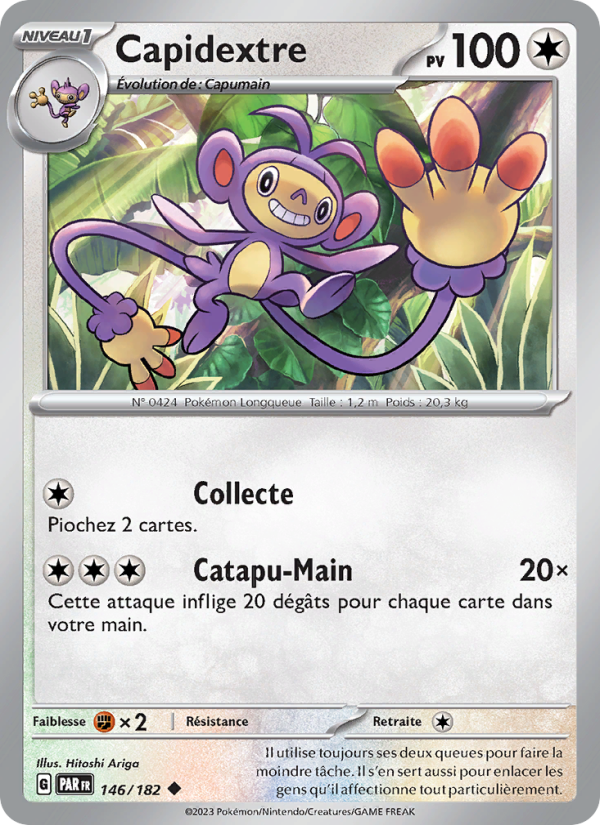 Capidextre 146 — Paradox Rift (French Pokémon TCG card)