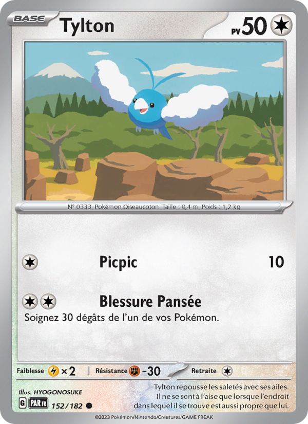 Tylton 152 — Paradox Rift (French Pokémon TCG card)