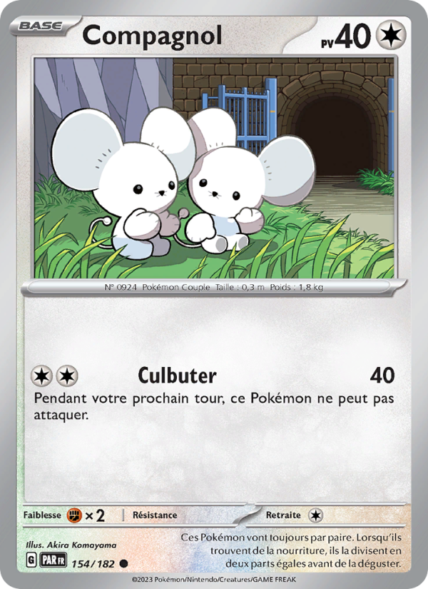 Compagnol 154 — Paradox Rift (French Pokémon TCG card)