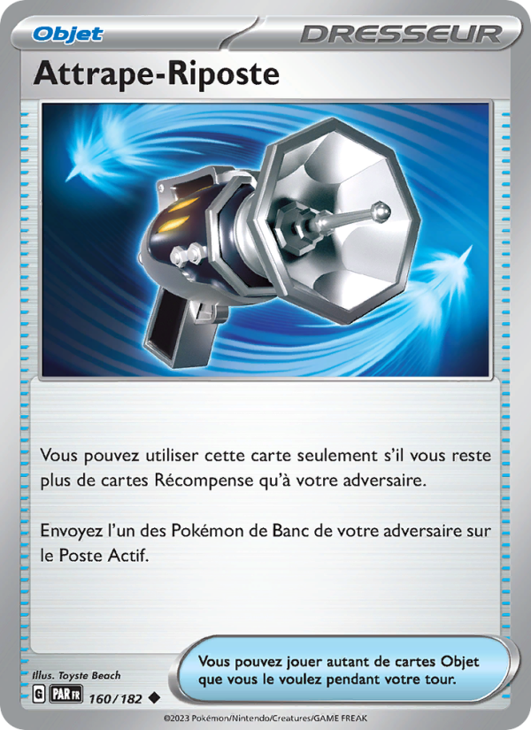 Attrape-Riposte 160 — Paradox Rift (French Pokémon TCG card)