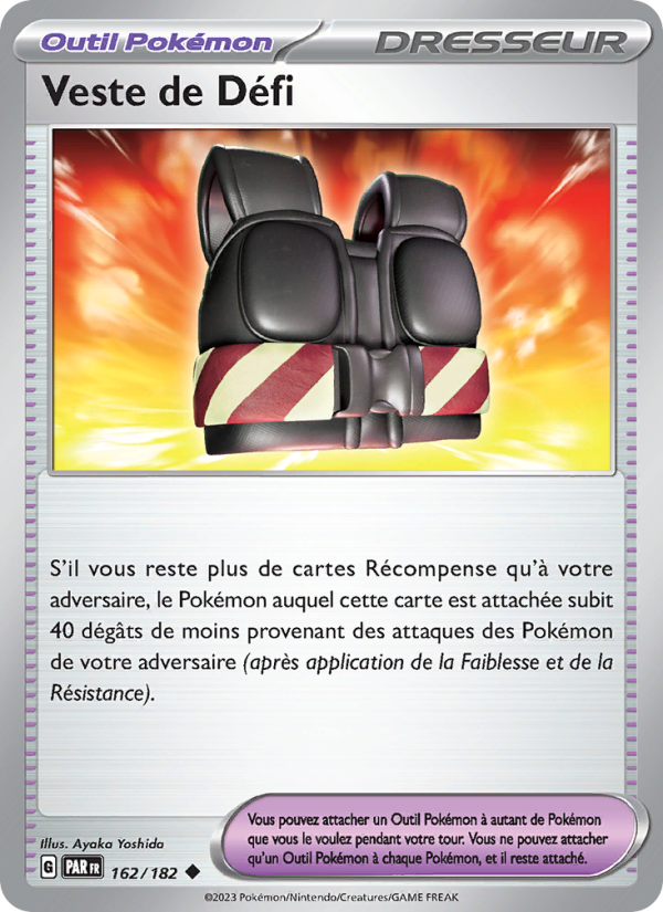 Veste de Défi 162 — Paradox Rift (French Pokémon TCG card)