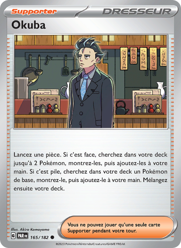 Okuba 165 — Paradox Rift (French Pokémon TCG card)