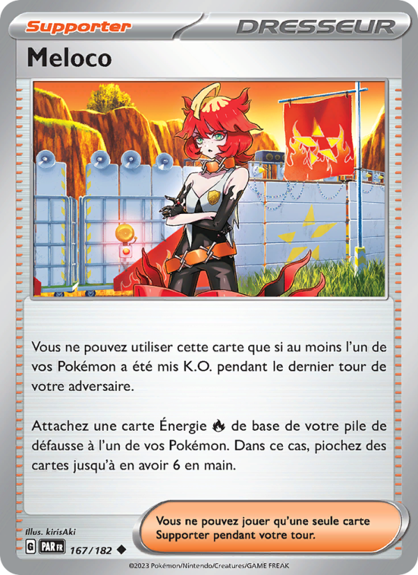 Meloco 167 — Paradox Rift (French Pokémon TCG card)
