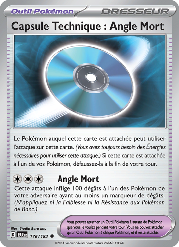 Capsule Technique : Angle Mort 176 — Paradox Rift (French Pokémon TCG card)