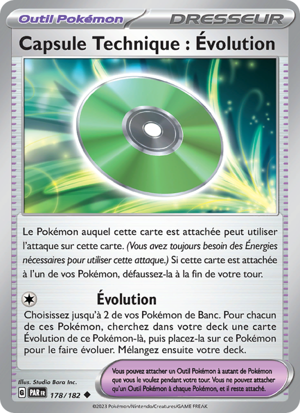 Capsule Technique : Évolution 178 — Paradox Rift (French Pokémon TCG card)