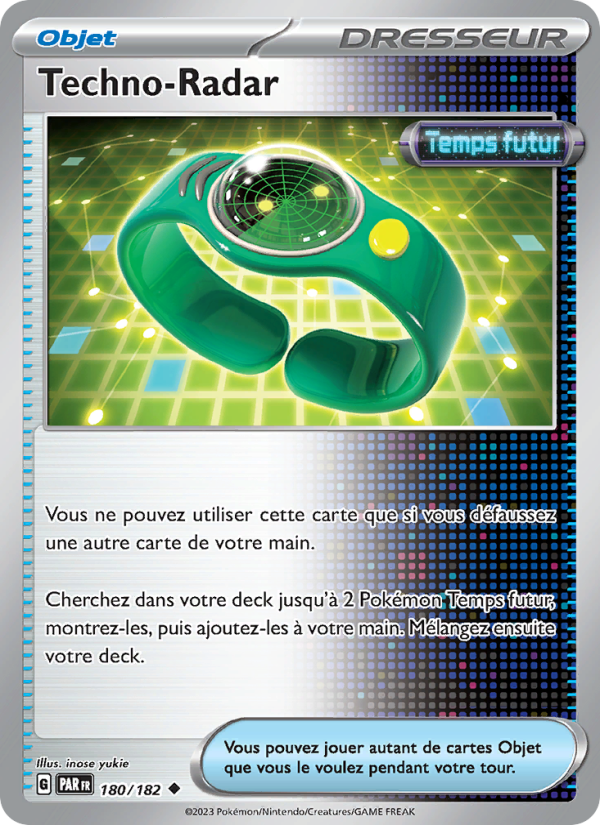 Techno-Radar 180 — Paradox Rift (French Pokémon TCG card)
