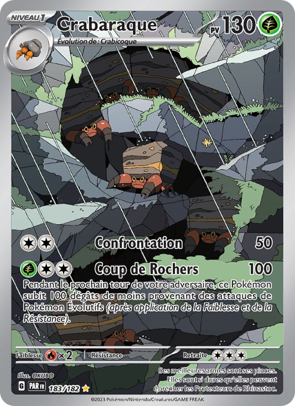 Crabaraque 183 — Paradox Rift (French Pokémon TCG card)