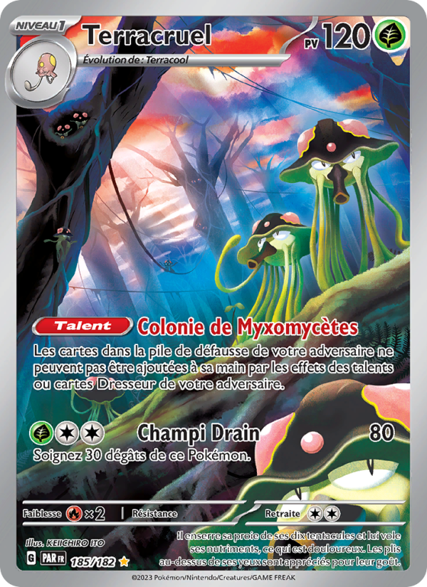 Terracruel 185 — Paradox Rift (French Pokémon TCG card)