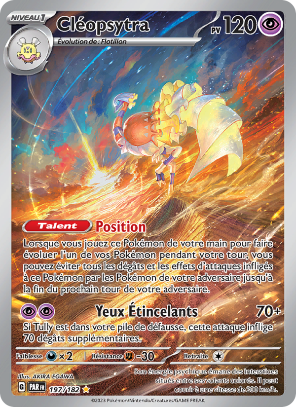 Cléopsytra 197 — Paradox Rift (French Pokémon TCG card)