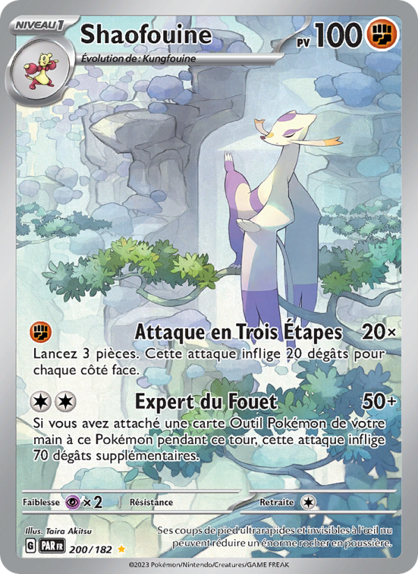 Shaofouine 200 — Paradox Rift (French Pokémon TCG card)