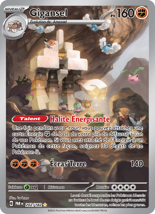 Gigansel 202 — Paradox Rift (French Pokémon TCG card)