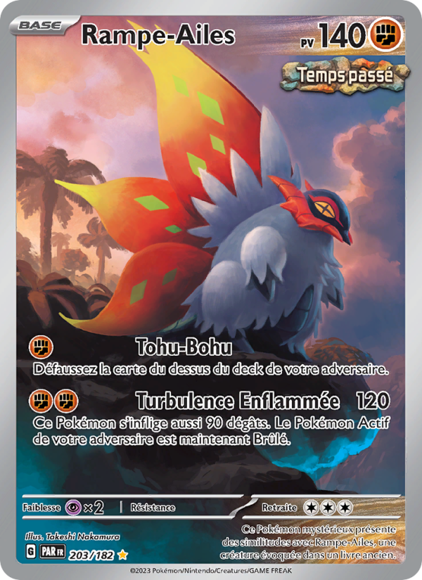 Rampe-Ailes 203 — Paradox Rift (French Pokémon TCG card)