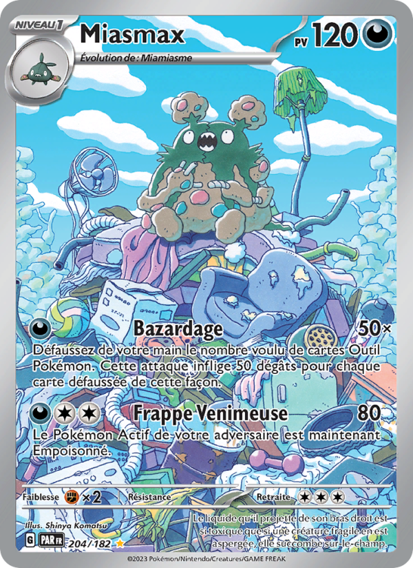 Miasmax 204 — Paradox Rift (French Pokémon TCG card)