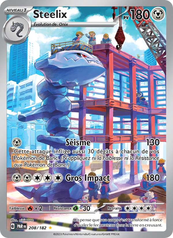 Steelix 208 — Paradox Rift (French Pokémon TCG card)