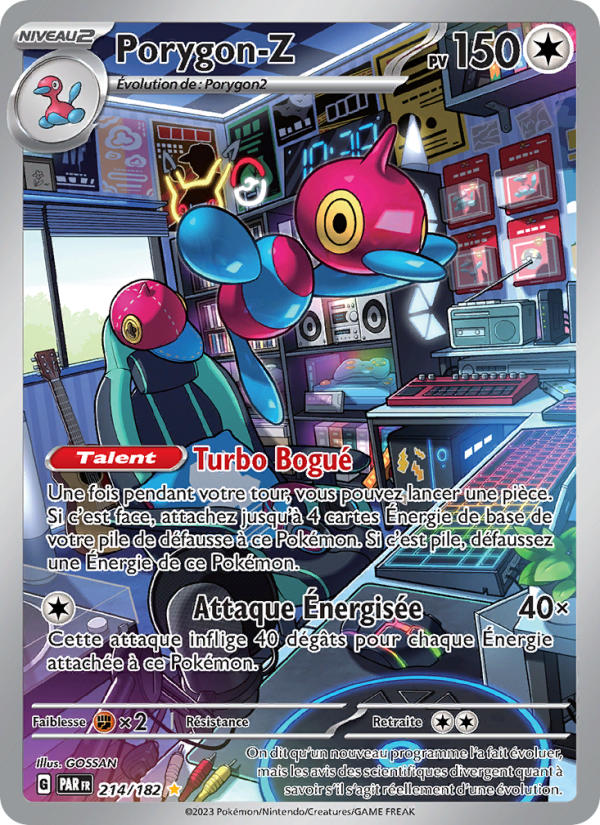 Porygon-Z 214 — Paradox Rift (French Pokémon TCG card)