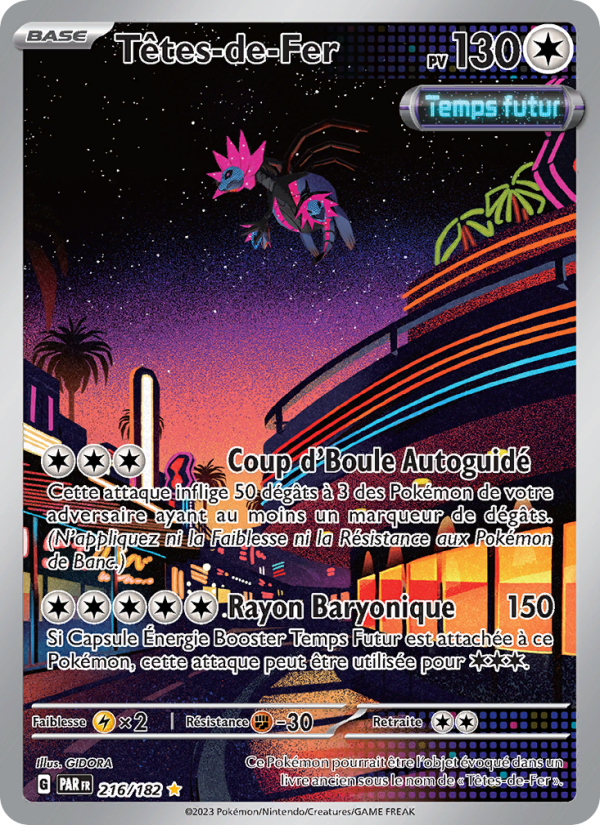 Têtes-de-Fer 216 — Paradox Rift (French Pokémon TCG card)