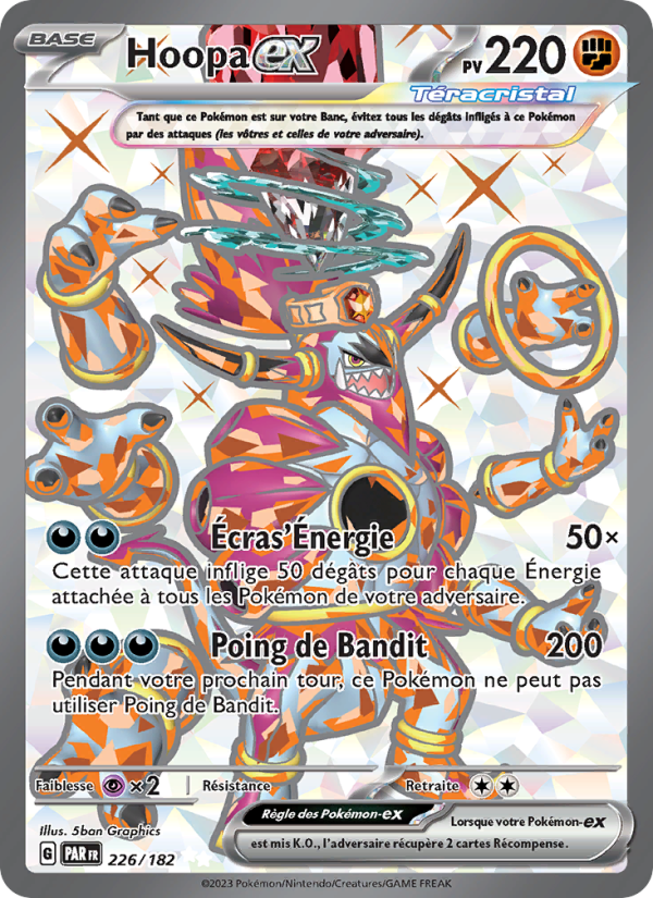 Hoopa-ex 226 — Paradox Rift (French Pokémon TCG card)
