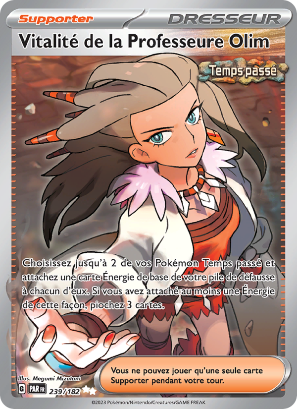 Vitalité de la Professeure Olim 239 — Paradox Rift (French Pokémon TCG card)