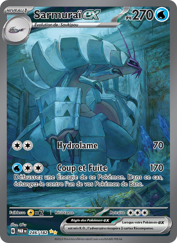 Sarmuraï-ex 246 — Paradox Rift (French Pokémon TCG card)