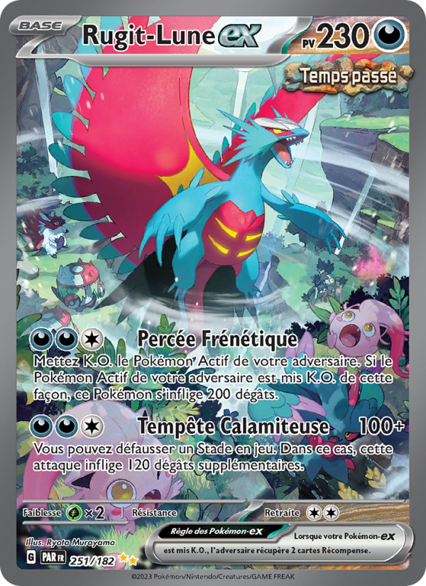 Rugit-Lune-ex 251 — Paradox Rift (French Pokémon TCG card)