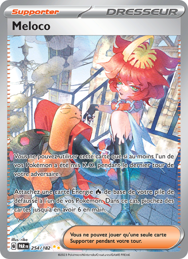 Meloco 254 — Paradox Rift (French Pokémon TCG card)