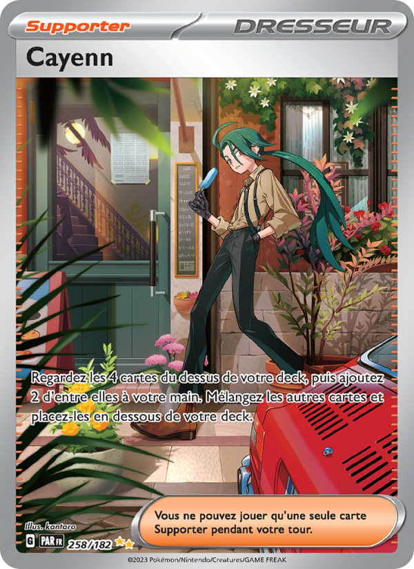 Cayenn 258 — Paradox Rift (French Pokémon TCG card)