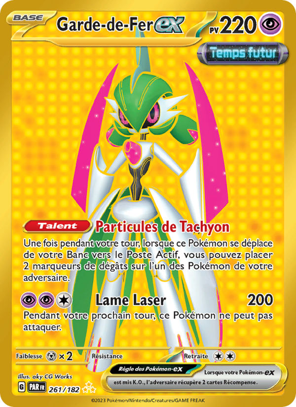 Garde-de-Fer-ex 261 — Paradox Rift (French Pokémon TCG card)