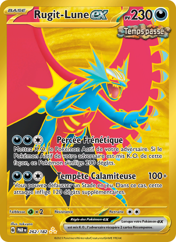 Rugit-Lune-ex 262 — Paradox Rift (French Pokémon TCG card)