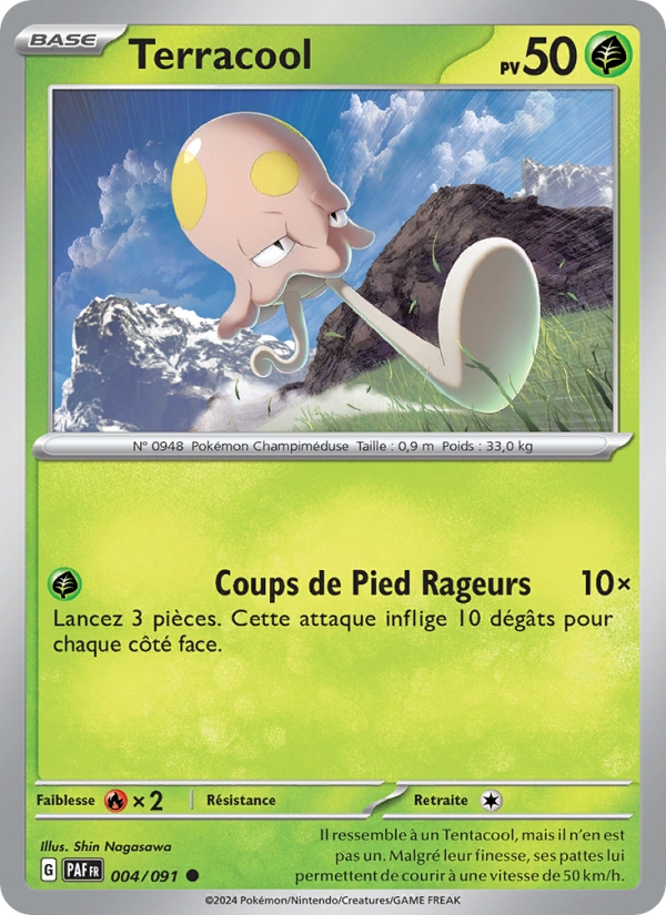 Terracool 004 — Paldeas Schicksale (French Pokémon TCG card)
