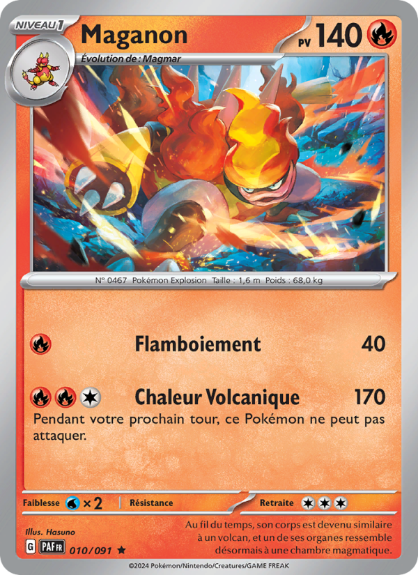 Maganon 010 — Paldeas Schicksale (French Pokémon TCG card)