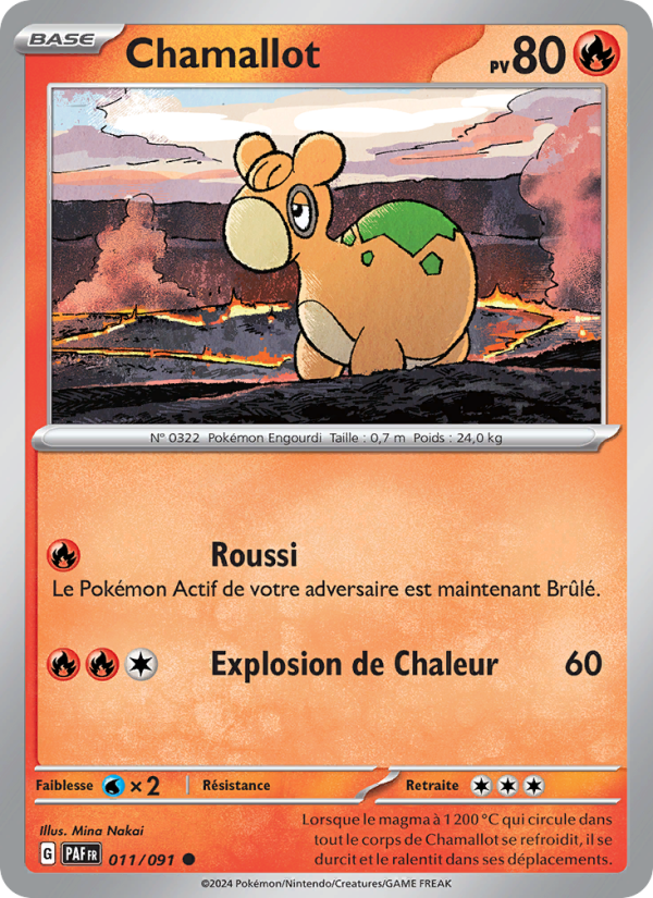 Chamallot 011 — Paldeas Schicksale (French Pokémon TCG card)
