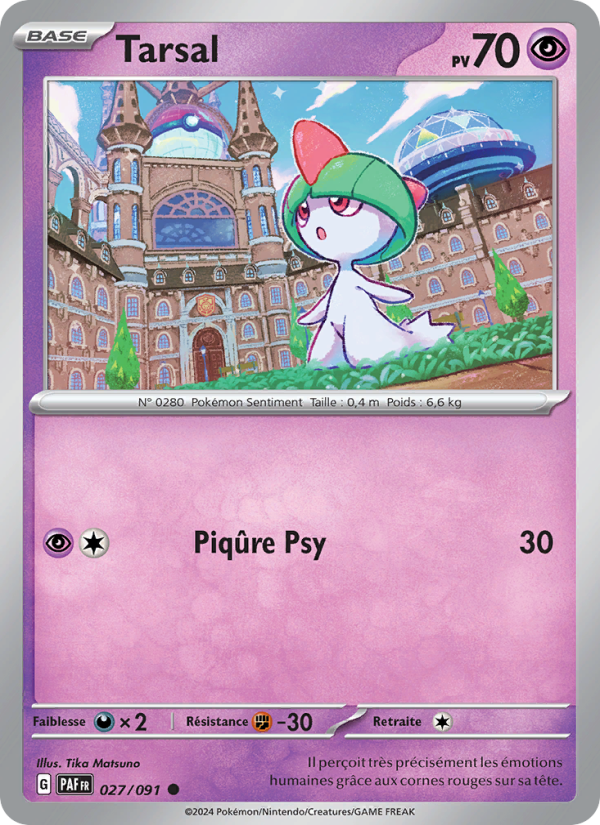 Tarsal 027 — Paldeas Schicksale (French Pokémon TCG card)
