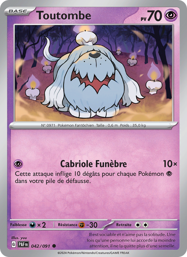 Toutombe 042 — Paldeas Schicksale (French Pokémon TCG card)