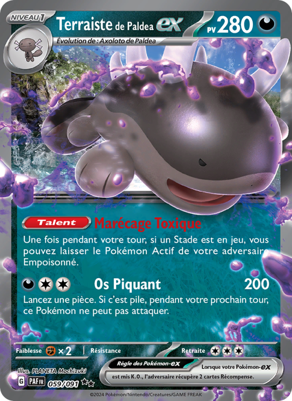 Terraiste de Paldea-ex 059 — Paldeas Schicksale (French Pokémon TCG card)