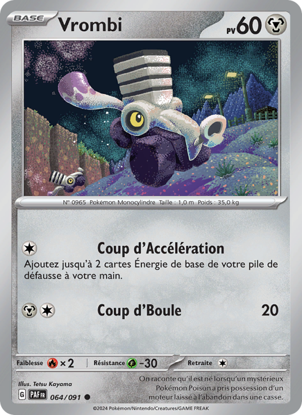 Vrombi 064 — Paldeas Schicksale (French Pokémon TCG card)