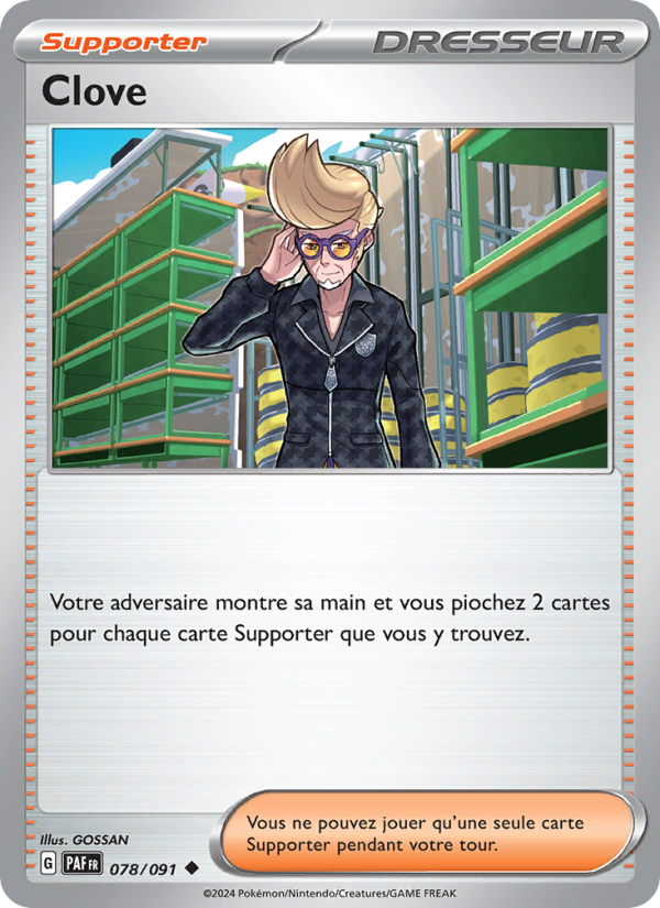 Clove 078 — Paldeas Schicksale (French Pokémon TCG card)