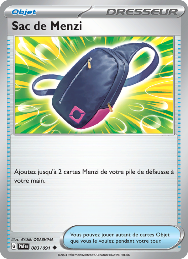 Sac de Menzi 083 — Paldeas Schicksale (French Pokémon TCG card)