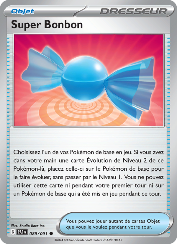 Super Bonbon 089 — Paldeas Schicksale (French Pokémon TCG card)