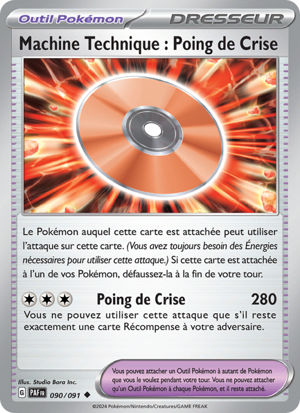 Capsule Technique : Poing de Crise 090 — Paldeas Schicksale (French Pokémon TCG card)