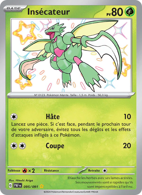 Insécateur 095 — Paldeas Schicksale (French Pokémon TCG card)