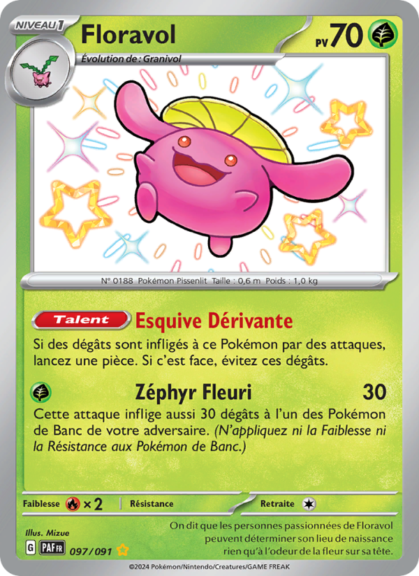 Floravol 097 — Paldeas Schicksale (French Pokémon TCG card)