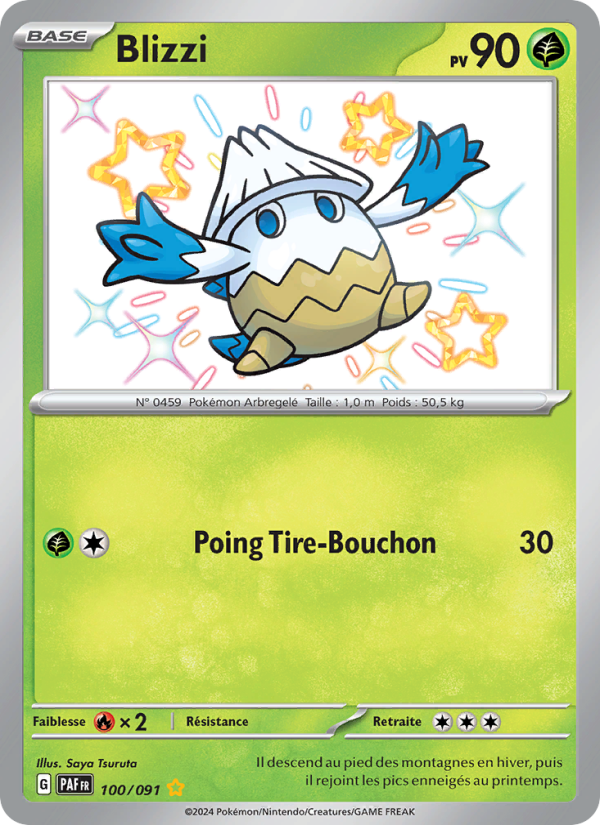 Blizzi 100 — Paldeas Schicksale (French Pokémon TCG card)