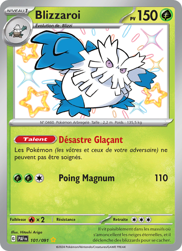 Blizzaroi 101 — Paldeas Schicksale (French Pokémon TCG card)