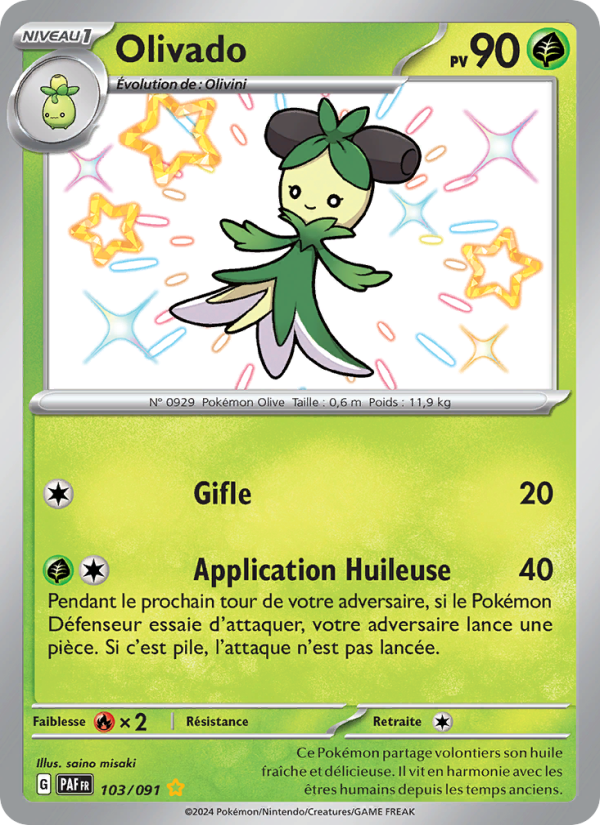 Olivado 103 — Paldeas Schicksale (French Pokémon TCG card)