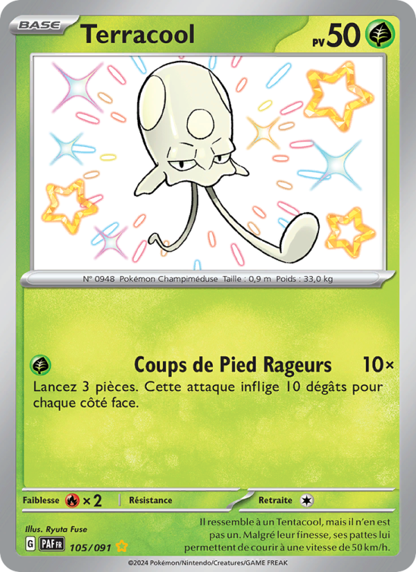Terracool 105 — Paldeas Schicksale (French Pokémon TCG card)
