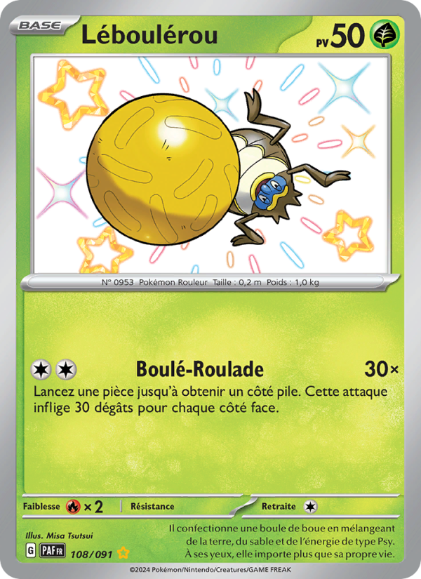 Léboulérou 108 — Paldeas Schicksale (French Pokémon TCG card)