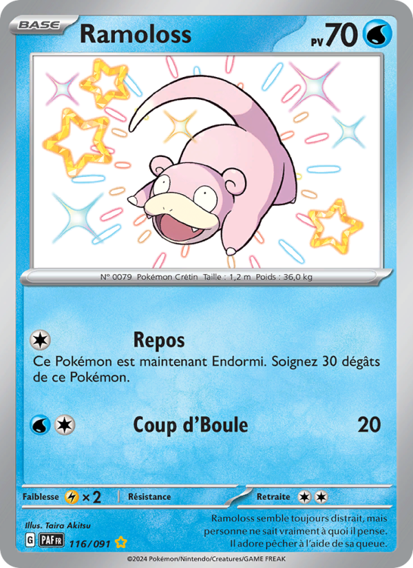 Ramoloss 116 — Paldeas Schicksale (French Pokémon TCG card)