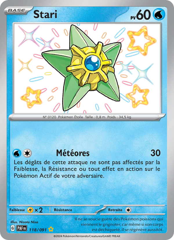 Stari 118 — Paldeas Schicksale (French Pokémon TCG card)