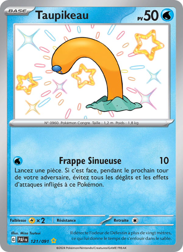Taupikeau 121 — Paldeas Schicksale (French Pokémon TCG card)